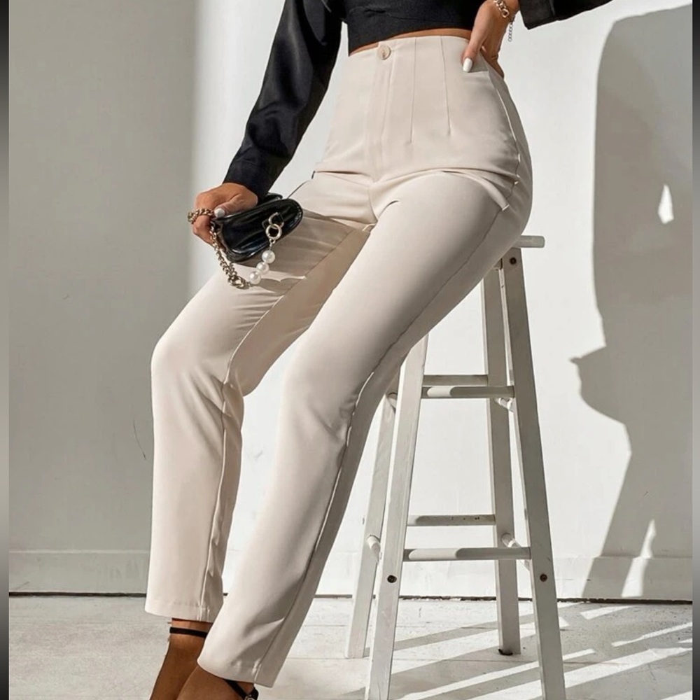 High Waist Tall Dress Pants 🤍 Tall Medium